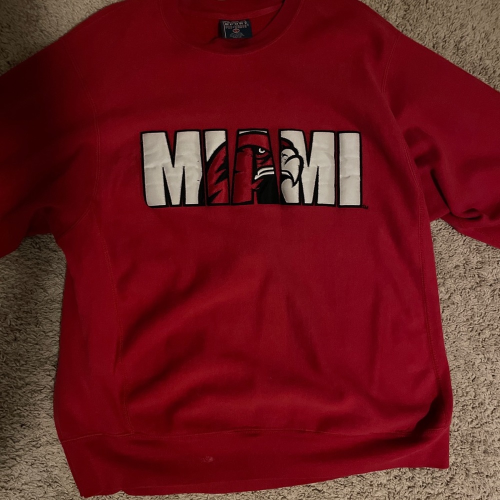 Vintage Miami OH RedHawks Sweater